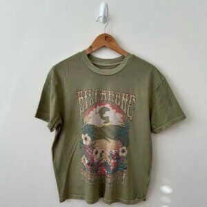 Billabong Women's UNDER THE SUNSET SKY Boyfriend Relaxed Fit Tee XS